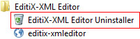 uninstalling editix xml editor